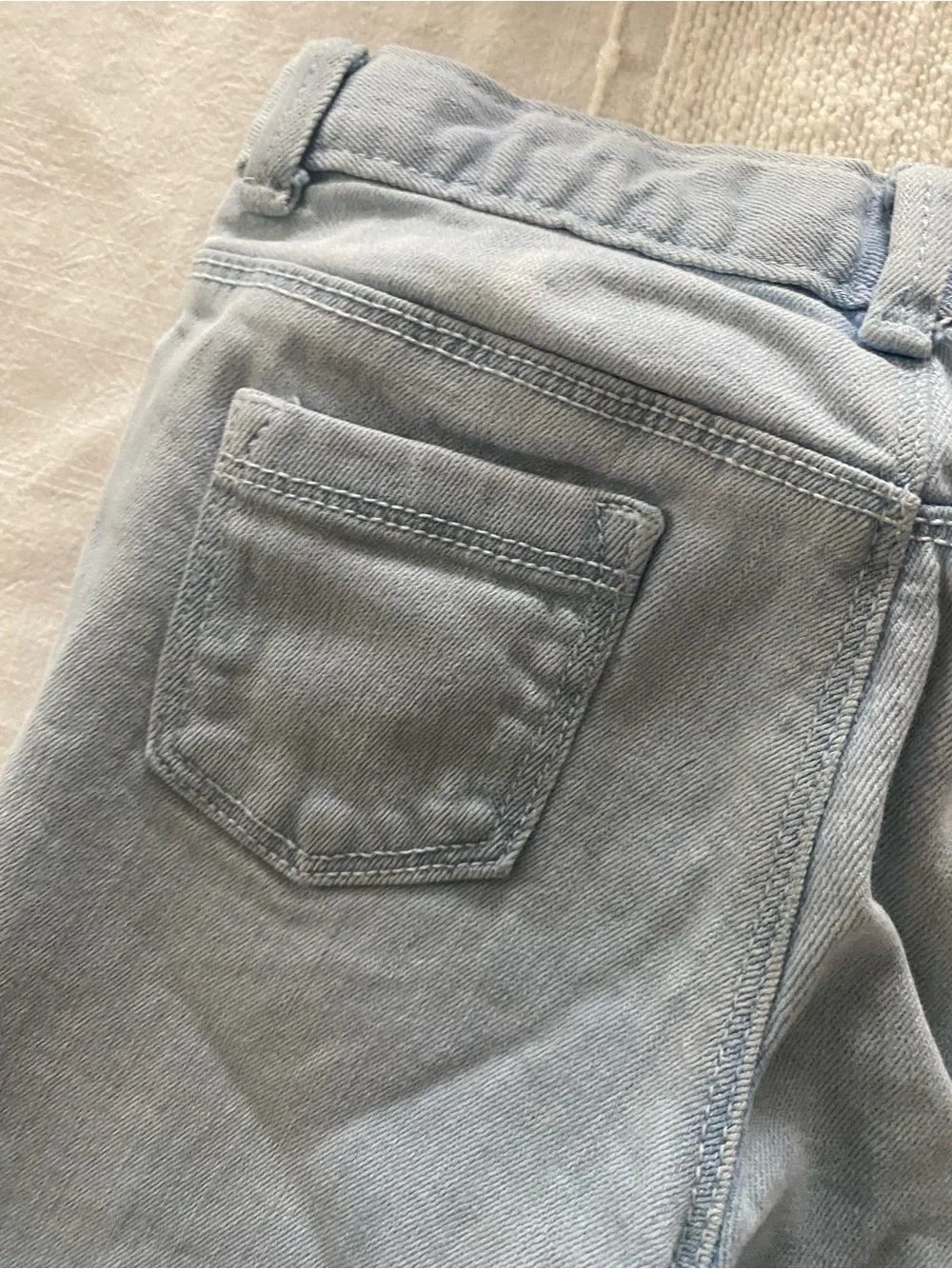 Old Navy Light Blue Kids 4T Boyfriend loose fit Distressed Jeans